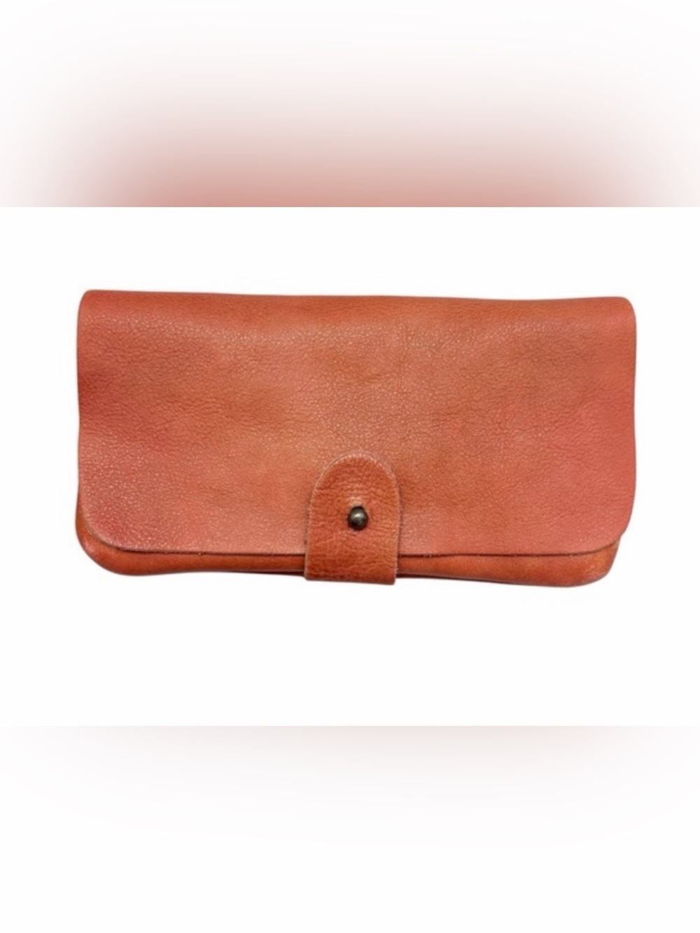 Free People or orangy brown leather wallet